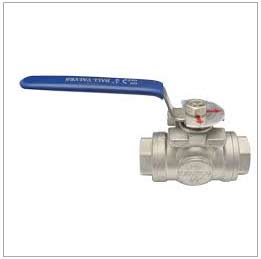 316 Stainless Steel Three Way Ball Valve