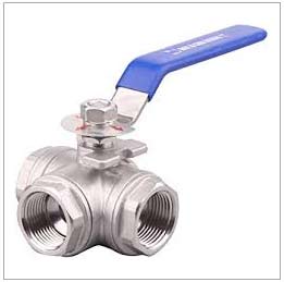 Alloy Steel ASTM A217 WC1 3 Port Ball Valve