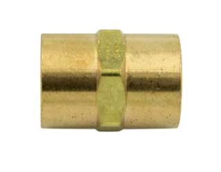 Brass NPTF Female Coupling