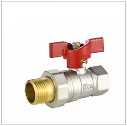 BSI Gas Approved Male / Female Brass Ball Valve