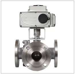 DN80 3 inch  CF8M Stainless Steel 3 Way L Port Valve